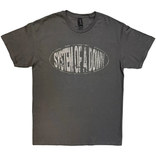 System of a Down - Stretched Logo - Grey T-Shirt