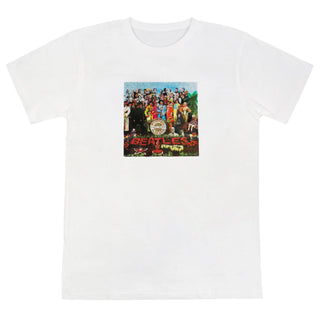 The Beatles - SGT Pepper - White T-Shirt The Beatles