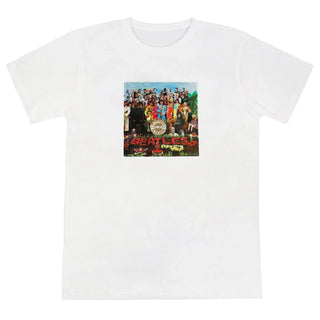 The Beatles - SGT Pepper - White T-Shirt The Beatles