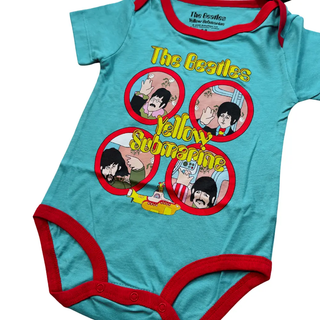 The Beatles - Yellow Submarine - Baby Blue Onesie The Beatles