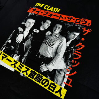 The Clash - Kanji Red - Black T-Shirt The Clash