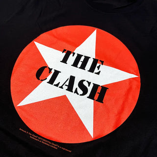 The Clash - Star Badge - Black T-Shirt The Clash