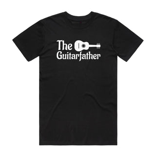 The Guitarfather - Music T-Shirt - Black Backyard Tees