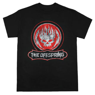 The Offspring - Distressed Skull - Black T-Shirt The Offspring