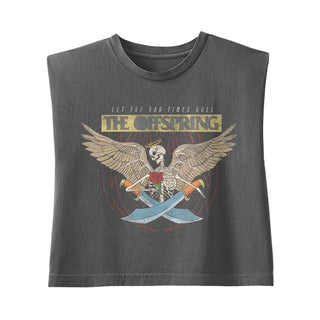 The Offspring - Bad Times - Faded Black Muscle Crop The Offspring