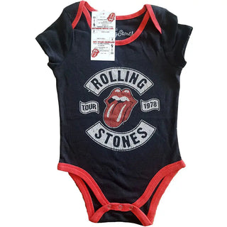 The Rolling Stones - 1978 Tour - Baby Black Onesie The Rolling Stones