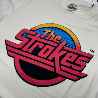 The Strokes - Sunset Logo - Natural T-Shirt The Strokes