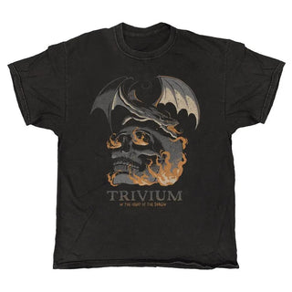 Trivium - Court of the Dragon - Black Vintage T-shirt Trivium