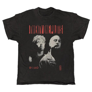 Twenty One Pilots - Clancy Symbols - Black Vintage T-shirt Twenty One Pilots