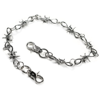 Twisted Thread Barbed Wire Wallet Chain