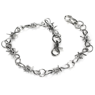 Twisted Thread Barbed Wire Wallet Chain