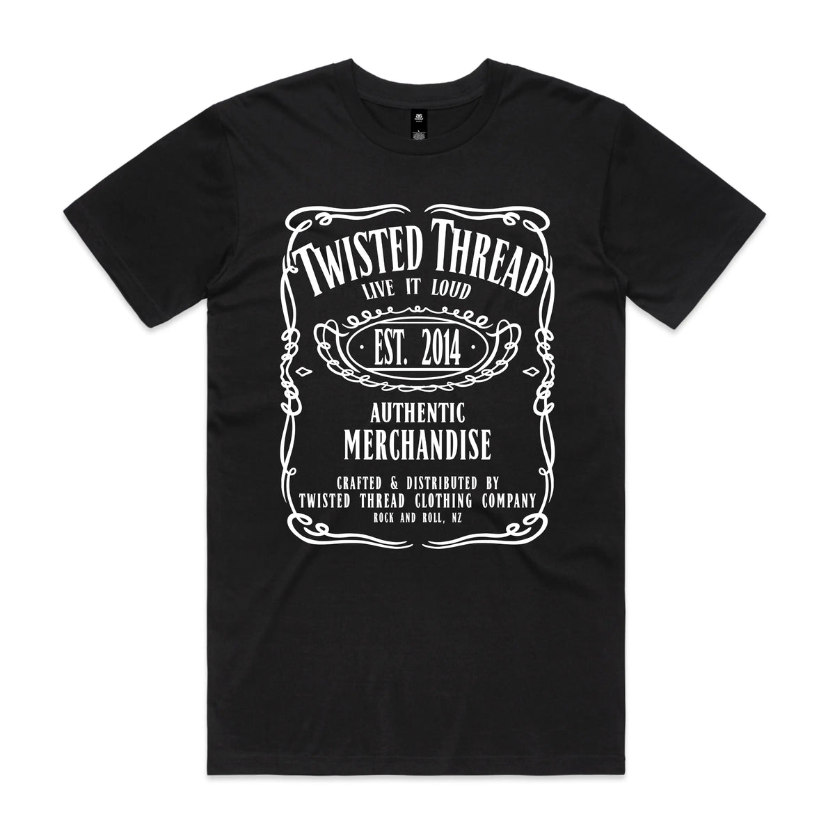 Official Twisted Thread Vintage Label - Black