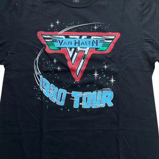 Van Halen - 1980 Tour - Black T-Shirt Van Halen