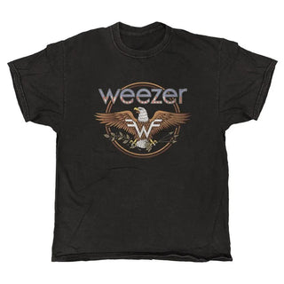 Weezer - Eagle - Black Vintage T-shirt Weezer
