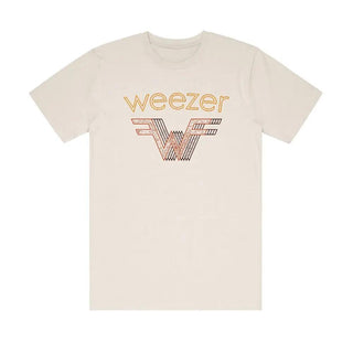 Weezer - W Repeat - Natural T-shirt Weezer