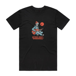 Wonderwall - Music T-Shirt - Black Backyard Tees