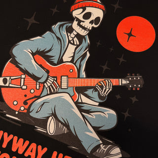 Wonderwall - Music T-Shirt - Black Backyard Tees
