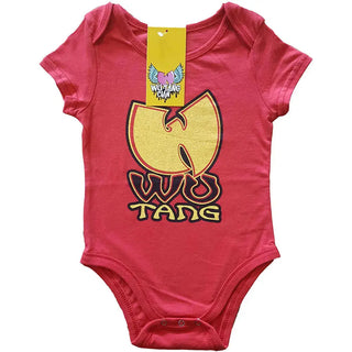 Wu-Tang Clan - Classic Logo - Baby Red Onesie Wu-Tang Clan