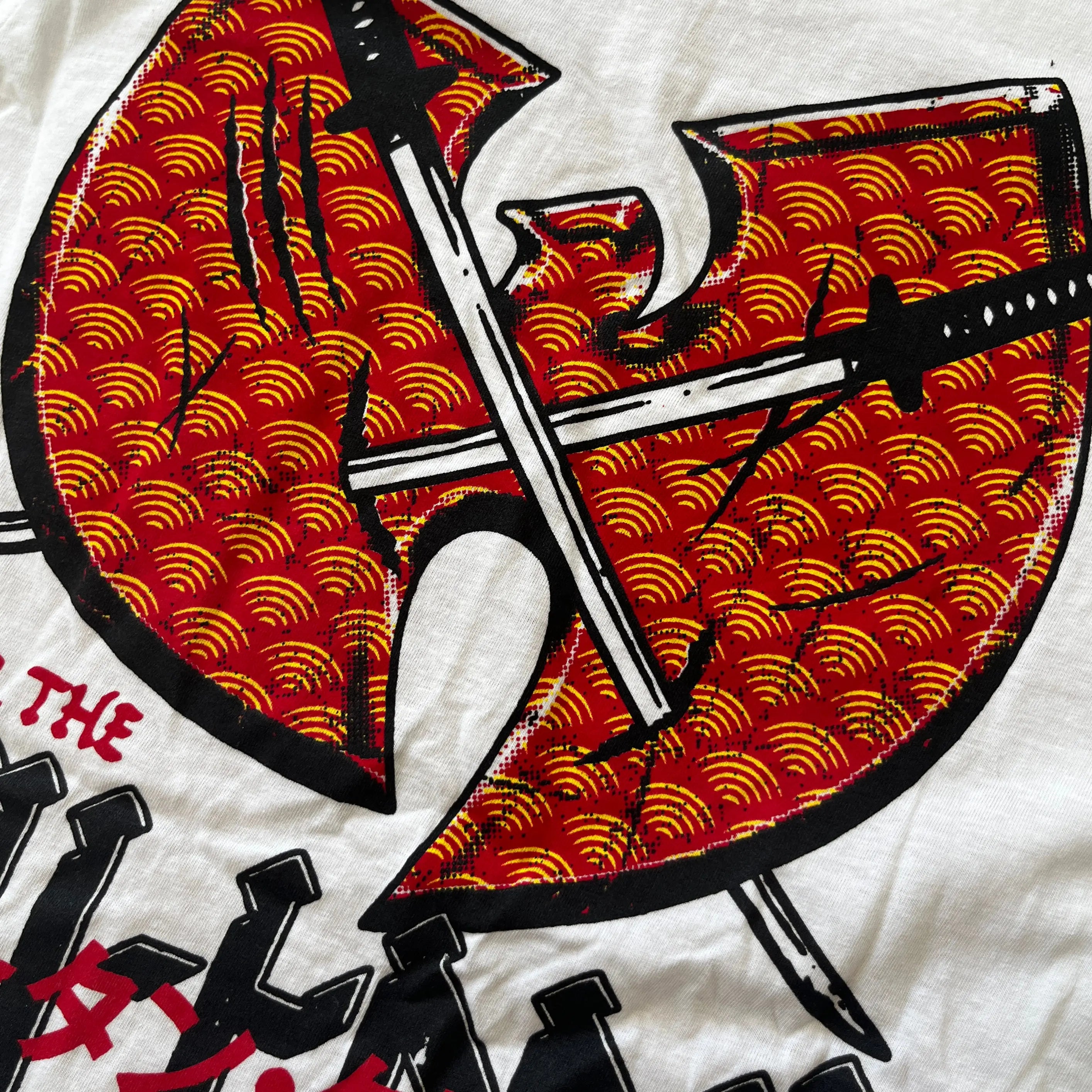Official Wu-Tang Clan - Swords - White T-Shirt (W/ Back Print