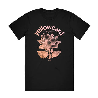 Yellowcard - Lotus - Black Tshirt Yellowcard