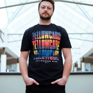 Yellowcard - Sunset - Black Tshirt Yellowcard