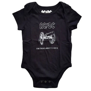 AC/DC - About To Rock - Baby Black Onesie AC/DC