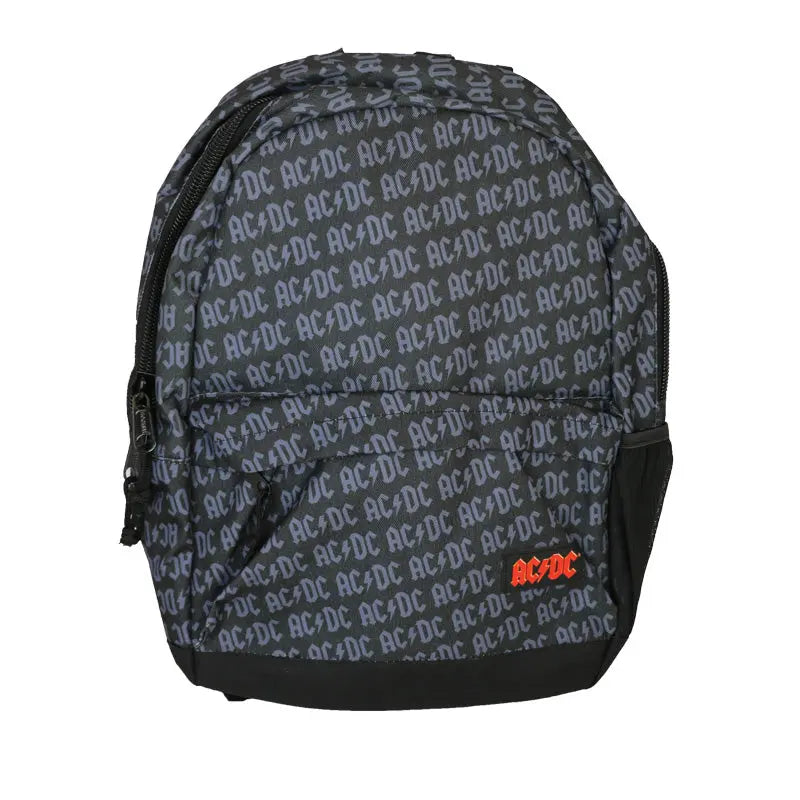AC/DC Backpack - Black Logo Pattern | Twisted Thread NZ