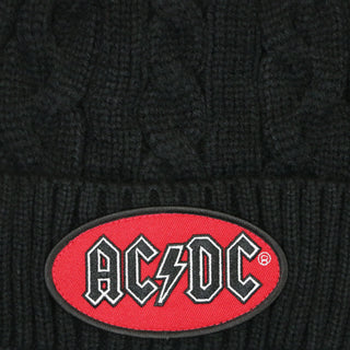 AC/DC - Cable Knit - Black Beanie AC/DC