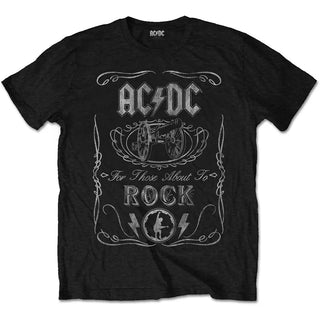 AC/DC - Cannon Swig Vintage - Black T-Shirt AC/DC