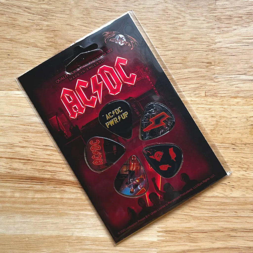 AC/DC - PWR Up - Guitar Pick Set | Twisted Thread NZ