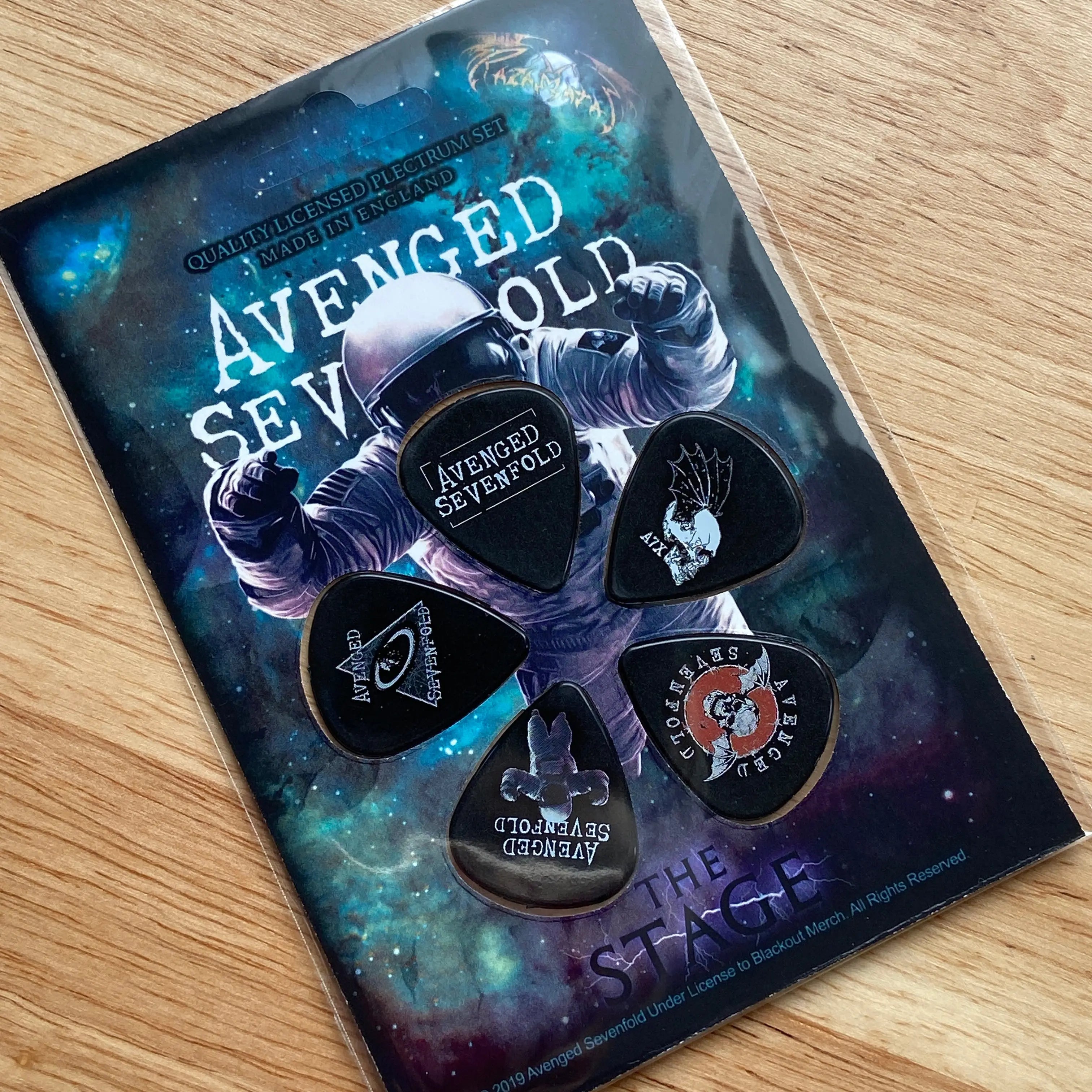 Avenged Sevenfold The Stage Guitar Pick Set Twisted Thread NZ