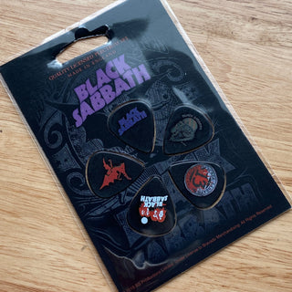 Black Sabbath - Purple Logo - Guitar Pick Set Black Sabbath