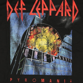 Def Leppard - Pyromania Red - Black T-Shirt Def Leppard