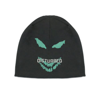 Disturbed - Green Face - Black Skull Cap Beanie Disturbed
