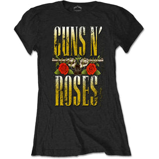 GNR - Big Guns - Ladies Black T-Shirt Guns N' Roses