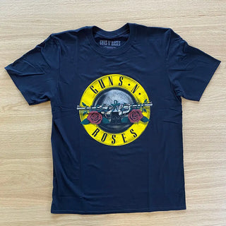 GNR - Classic Bullet Logo - Black T-Shirt Guns N' Roses