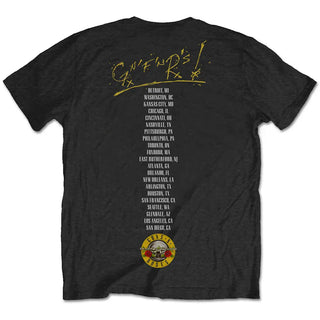 GNR - Not In This Lifetime Tour - Black T-Shirt (W/ Back Print) Guns N' Roses