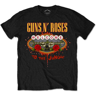 GNR - Welcome to the Jungle - Black T-Shirt Guns N' Roses