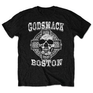 Godsmack - Boston Skull - Black T-Shirt Godsmack