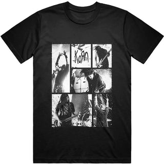 Korn - Blocks - Black T-Shirt Korn