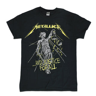 Metallica - Justice For All - Black T-Shirt (w/Back Print) Metallica