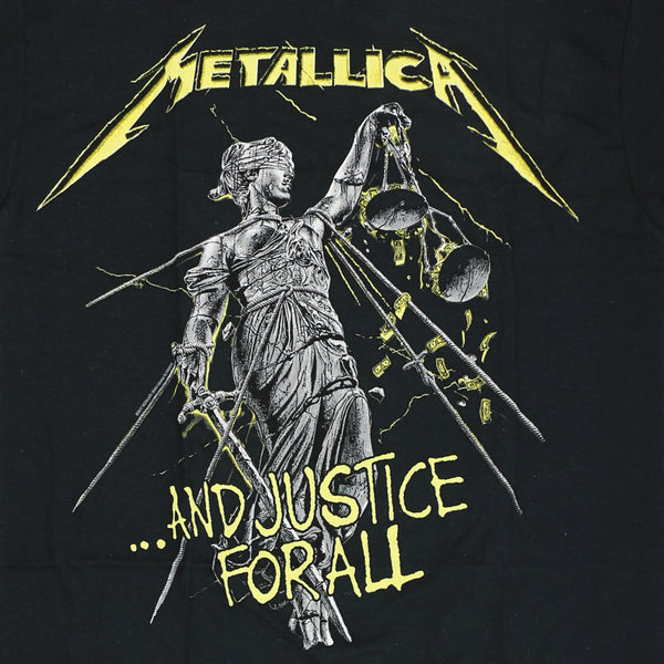 Metallica - Justice For All - Black T-Shirt (w/Back – Twisted Thread