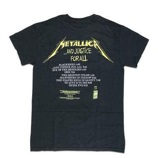 Metallica - Justice For All - Black T-Shirt (w/Back Print) Metallica