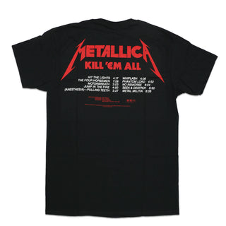 Metallica - Kill 'Em All Tracks - Black T-Shirt Metallica