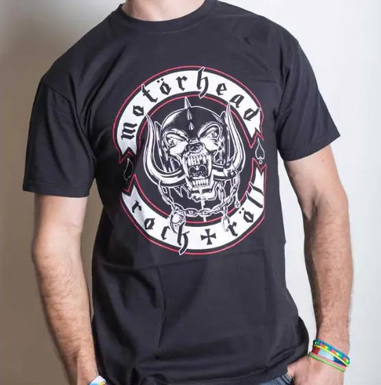 Official Motorhead - Biker Badge - Black T-Shirt | Twisted NZ 