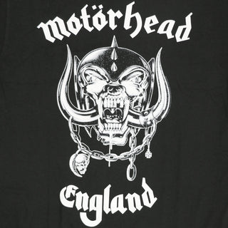 Motorhead - England (w/ Back Print)- Black T-Shirt Motorhead