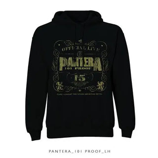 Pantera - 101 Proof - Black Pullover Hoodie Pantera