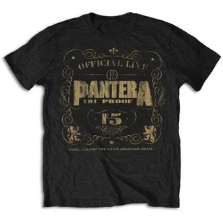 Pantera - 101 Proof - Black T-Shirt Pantera