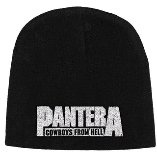 Pantera - Cowboys From Hell (B/W)- Black Beanie Pantera