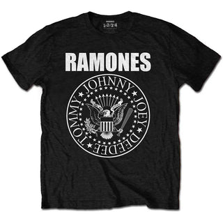 Ramones - Presidential Seal - Kids Black T-Shirt Ramones